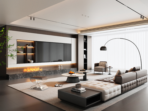 Italian Affordable Luxury Style Living Room