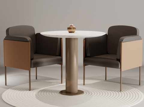 Modern Negotiation Table and Chair Coffee Table and Chair Coffee Table and Chair