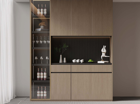 Italian Wine Cabinet Sideboard