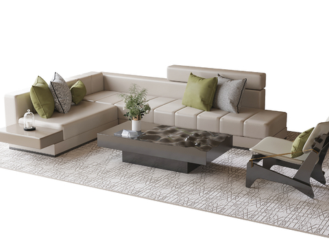 Modern Negotiation Sofa Reception Sofa Sectional Sofa