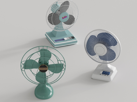 Old-fashioned nostalgic electric fan electric fan table fan