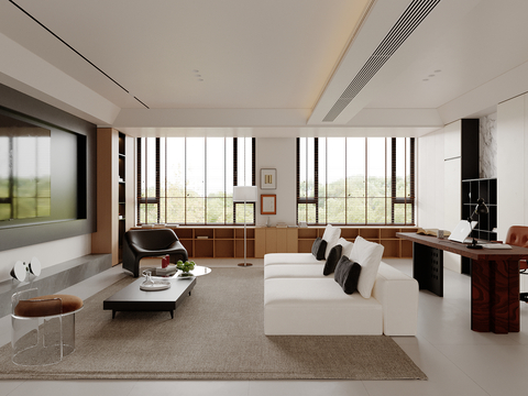 Modern Living Room Horizontal Hall