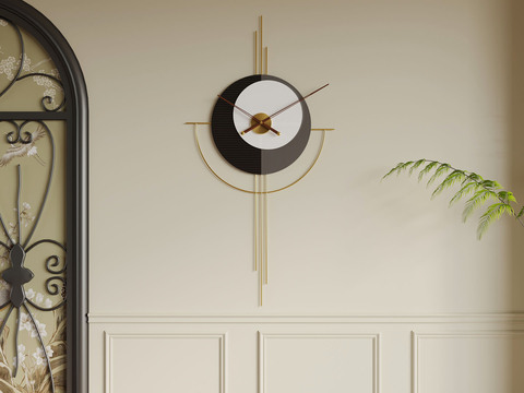 Modern creative wall clock hanging clock clock