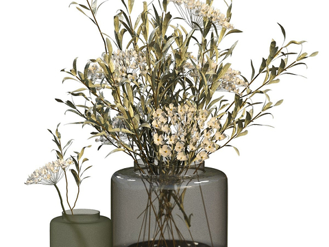 Modern vase floral flower arrangement