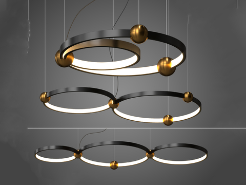 Modern ring chandelier