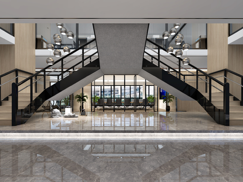 Modern Office Lobby