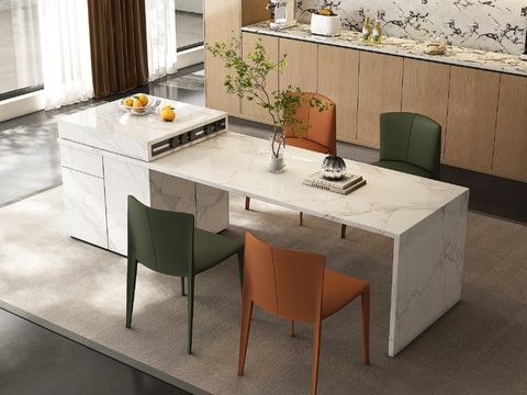 Modern Nakajima Dining Table and Chair