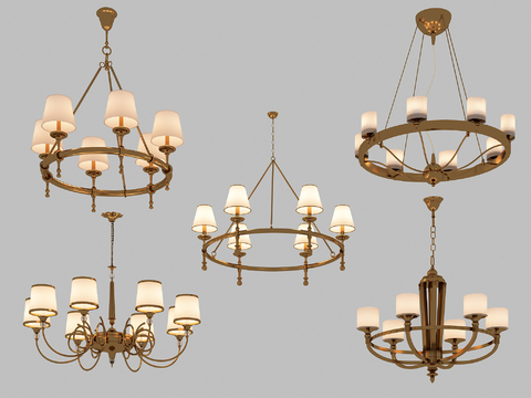 Jane European Style multi-head chandelier