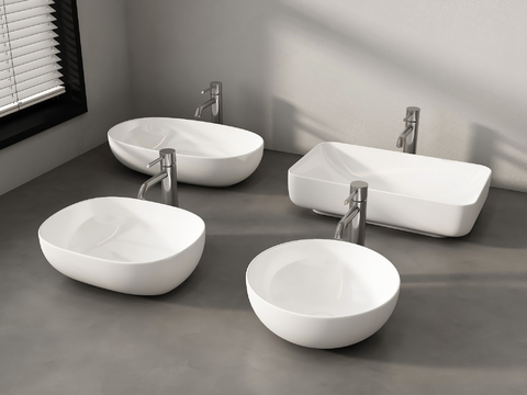 Wash basin, counter basin, counter basin, round basin