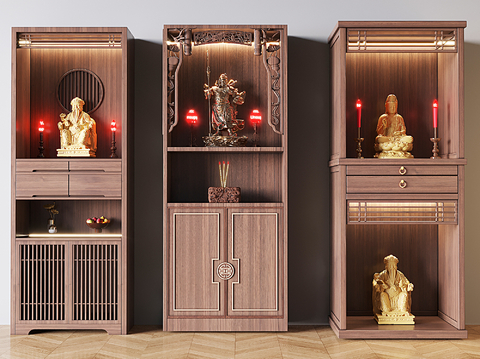 New Chinese-style Buddhist Niches Sacrifice Table Altar Cabinet of Gods