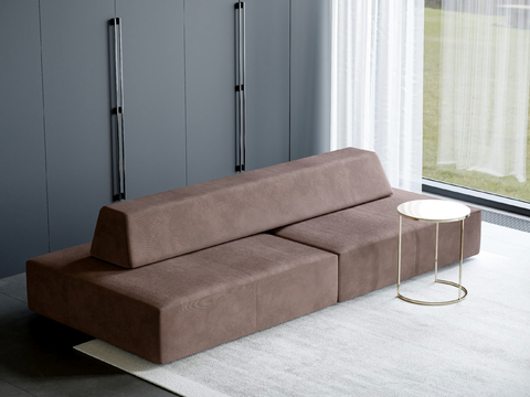 Modern double-sided sofa multiplayer sofa