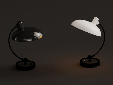 Simple desktop lamp