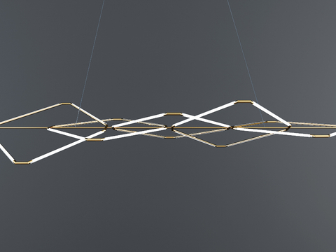 Affordable Luxury Style Geometric Chandelier