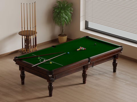 Billiard table billiard club storage rack