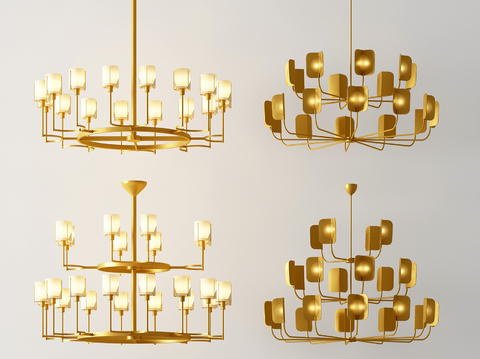 Affordable Luxury Style Multi-Head Chandelier