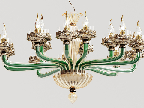 European classical chandelier multi-head chandelier