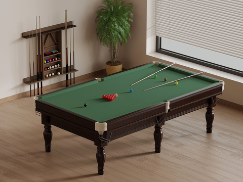 Billiard table billiard club storage rack