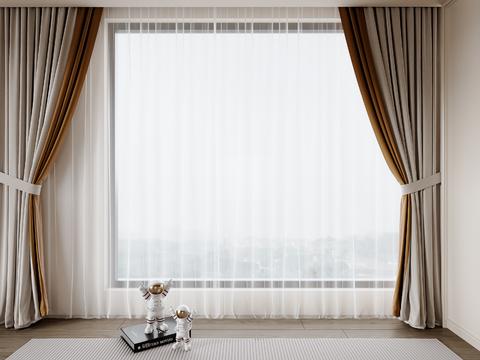 Modern Curtain Window Screen