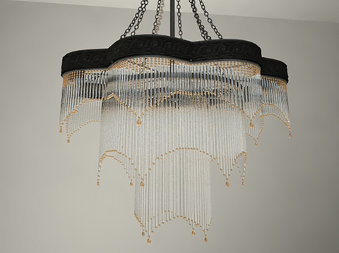 New Chinese crystal chandelier