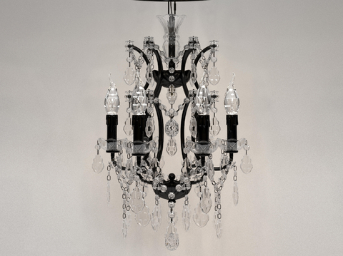 European-style crystal chandelier