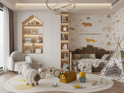 Modern Baby Room kids Bedroom Toy Room