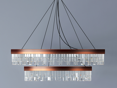 Modern crystal chandelier