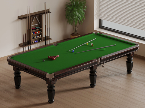 Billiard table billiard club storage rack