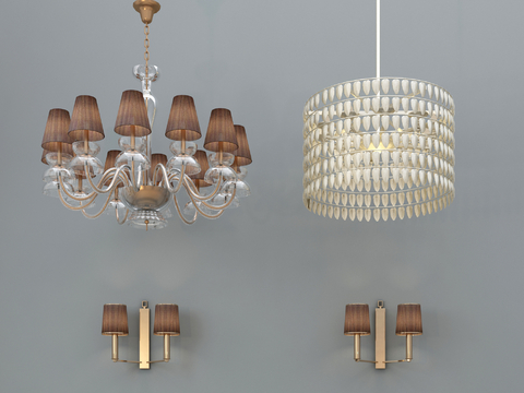 Modern crystal chandelier