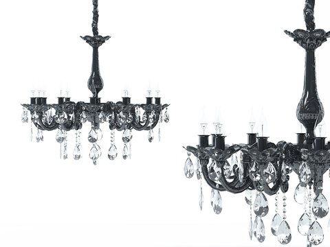 European-style crystal chandelier