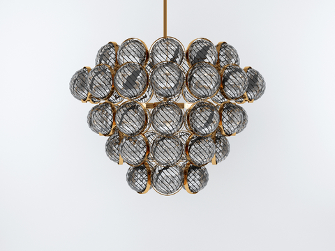 Modern Metal Chandelier Spherical Chandelier