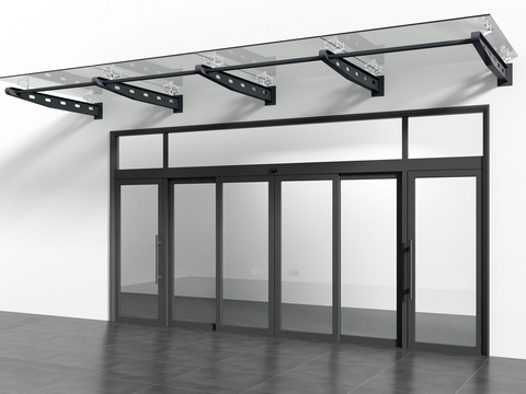 induction door kfc door canopy