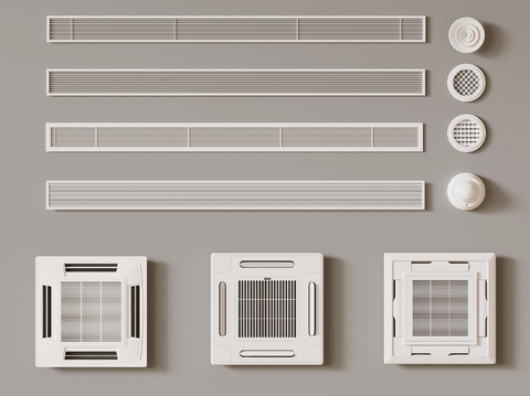 Modern air conditioning outlet