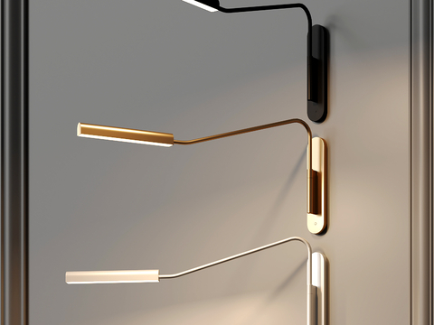 Modern metal wall lamp