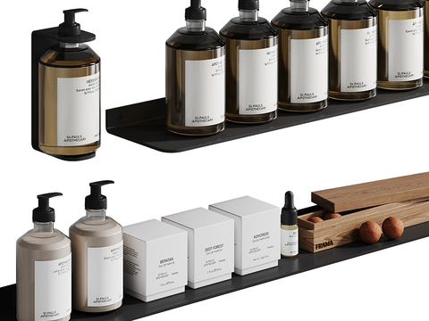 Modern toiletries Bathroom products Toiletries