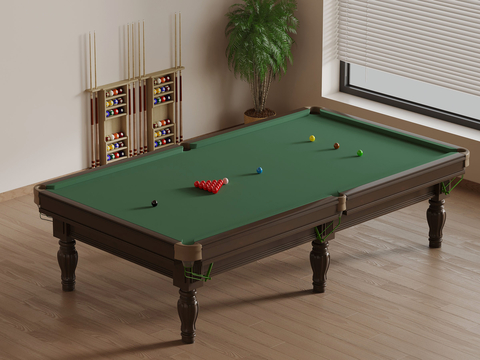 Billiard table billiard club storage rack