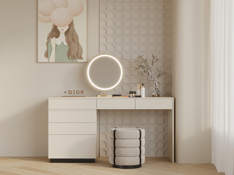 Cream Style dresser