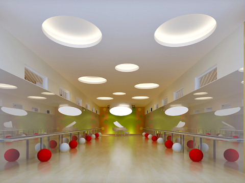 Modern Kindergarten Dance Room