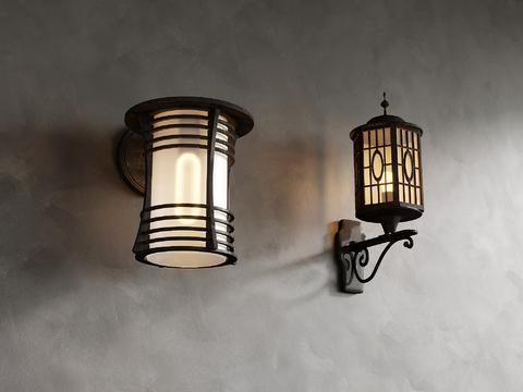 European-style wall lamp