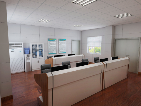 Modern monitoring room, dispatching room, centralized control room