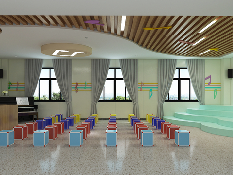 Modern Classroom Chorus Room