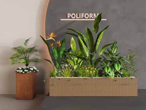 Plant Flower Box Green Plant Flower Box Mobile Flower Pond