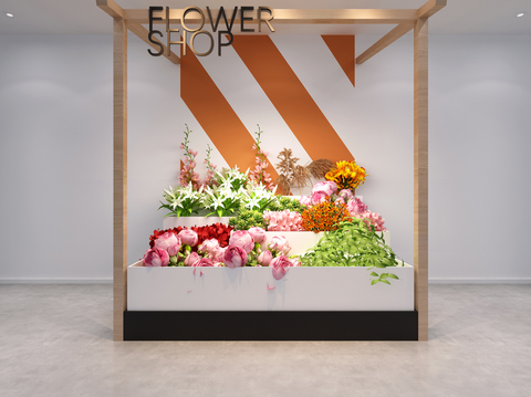 Nordic flower stand flower bed flower shop