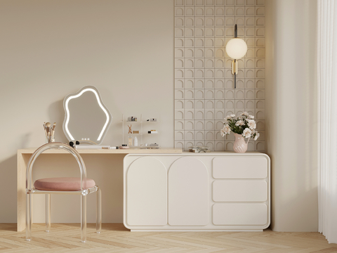 Cream Style dresser