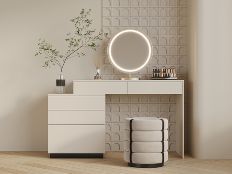 Cream Style dresser