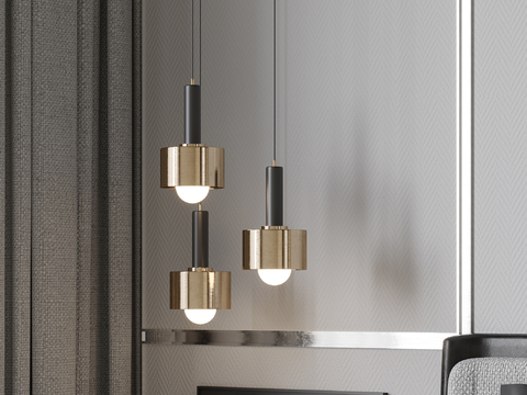 Modern bedside small chandelier