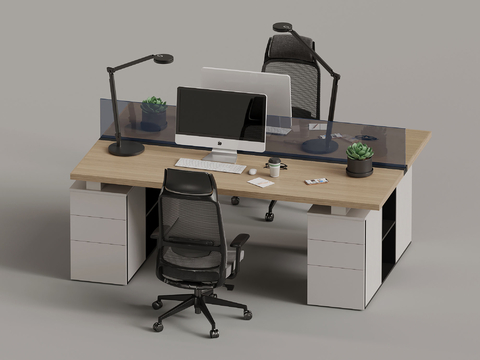 Office desk and chair post