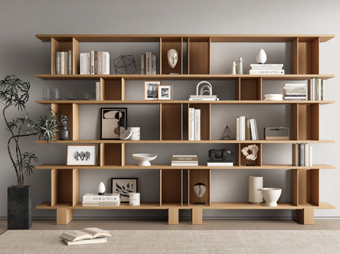 Modern Bookshelf Bookcase Storage Rack