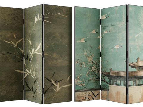 New Chinese Folding Screen