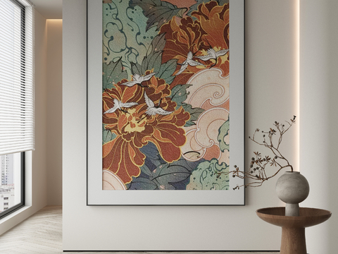 Modern Decorative Painting Abstract Painting Flower and Bird Painting