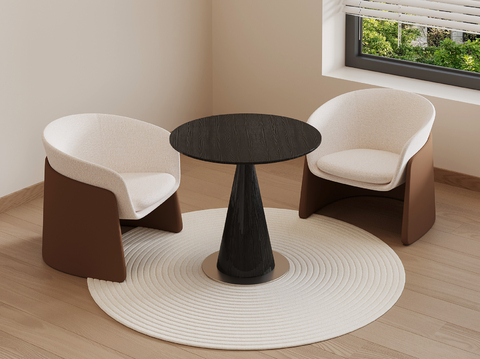 Qui leisure table and chair negotiation table and chair